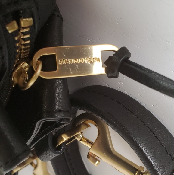 ALEXIS HUDSON Black & Gold Chain Shoulder Bag … - Picture 13 of 15